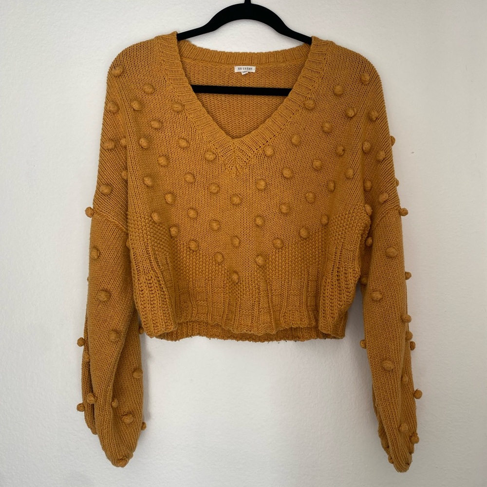 Festive Crop Sweater